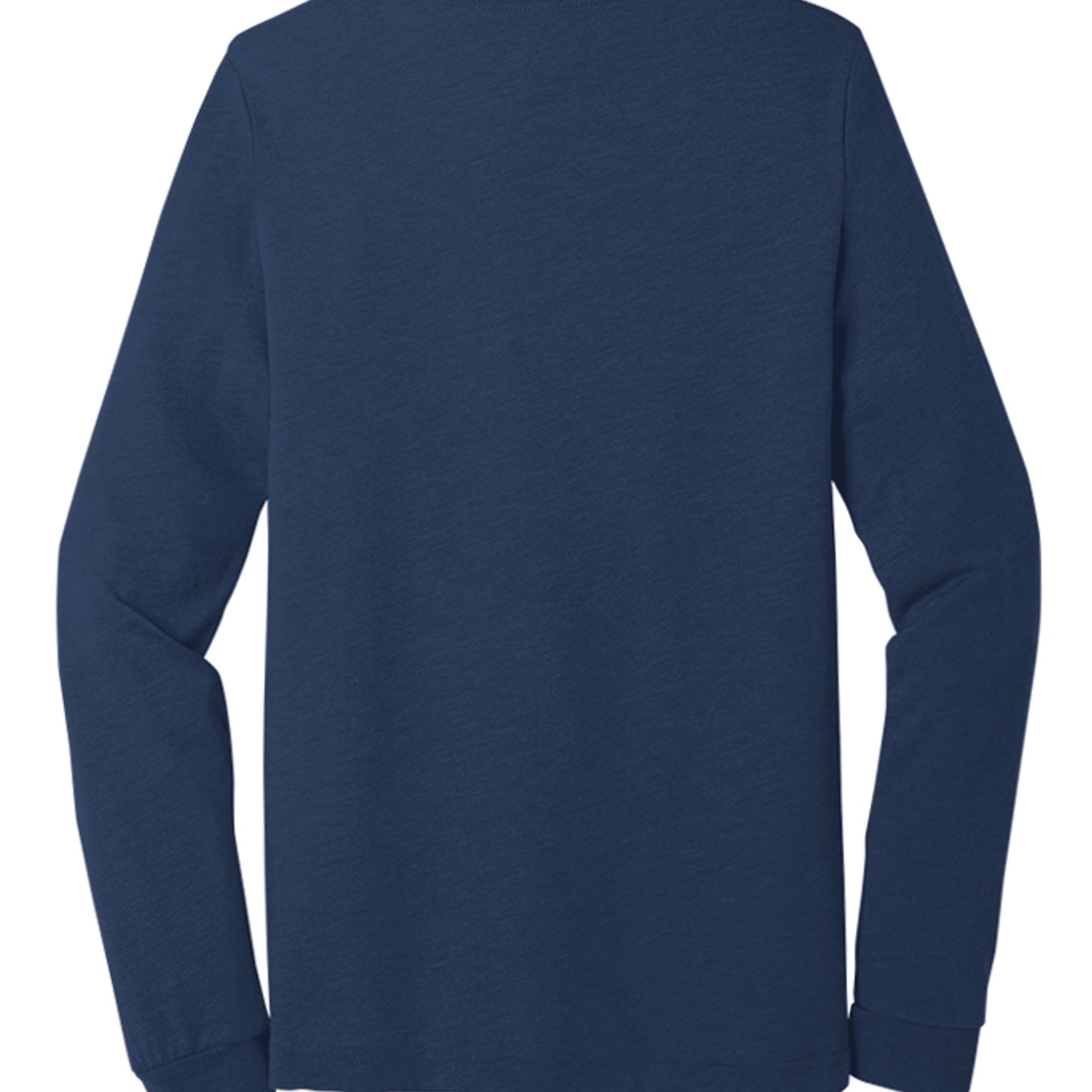 Solid Navy Triblend - 3513 - BACK