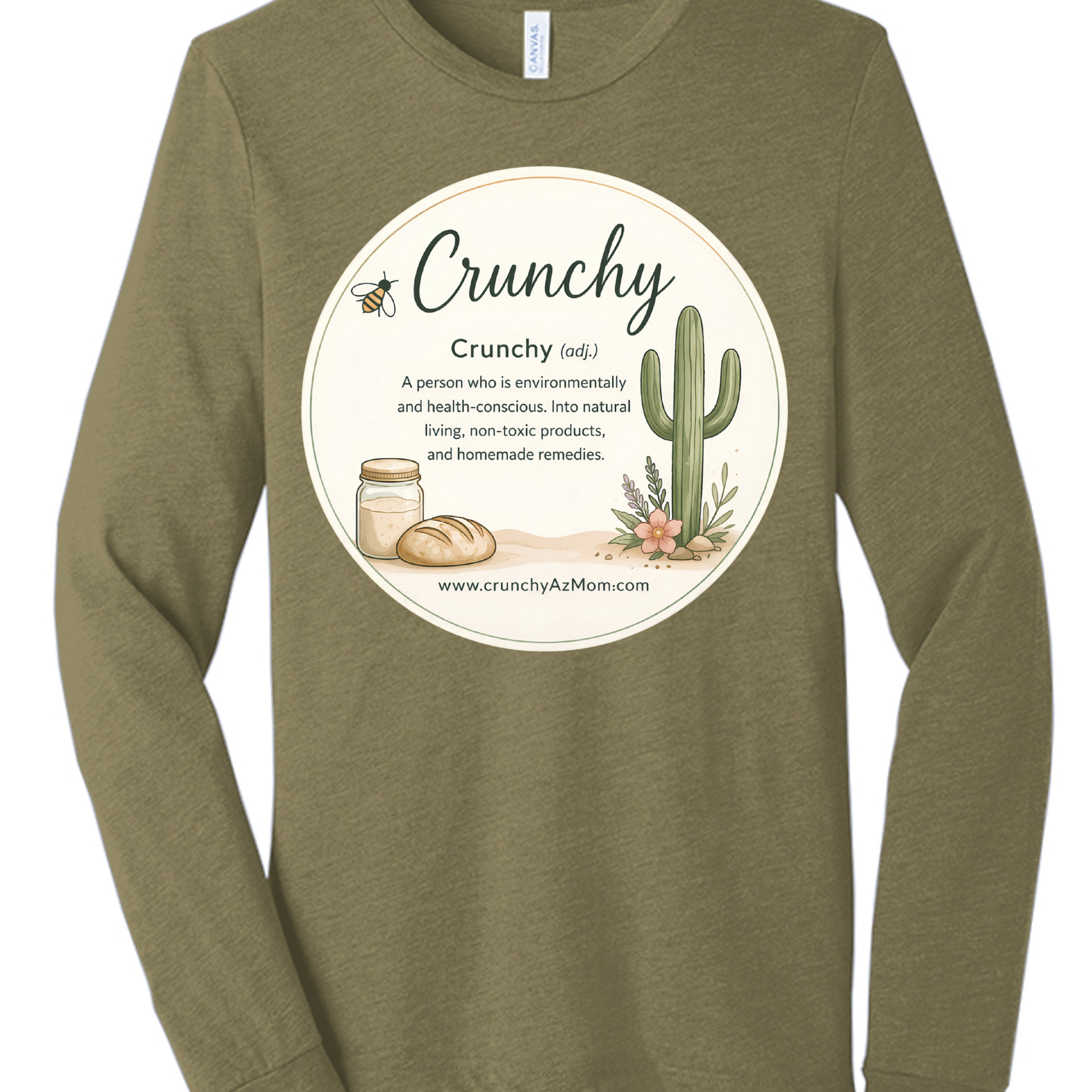 Olive Triblend - 3513 - FRONT