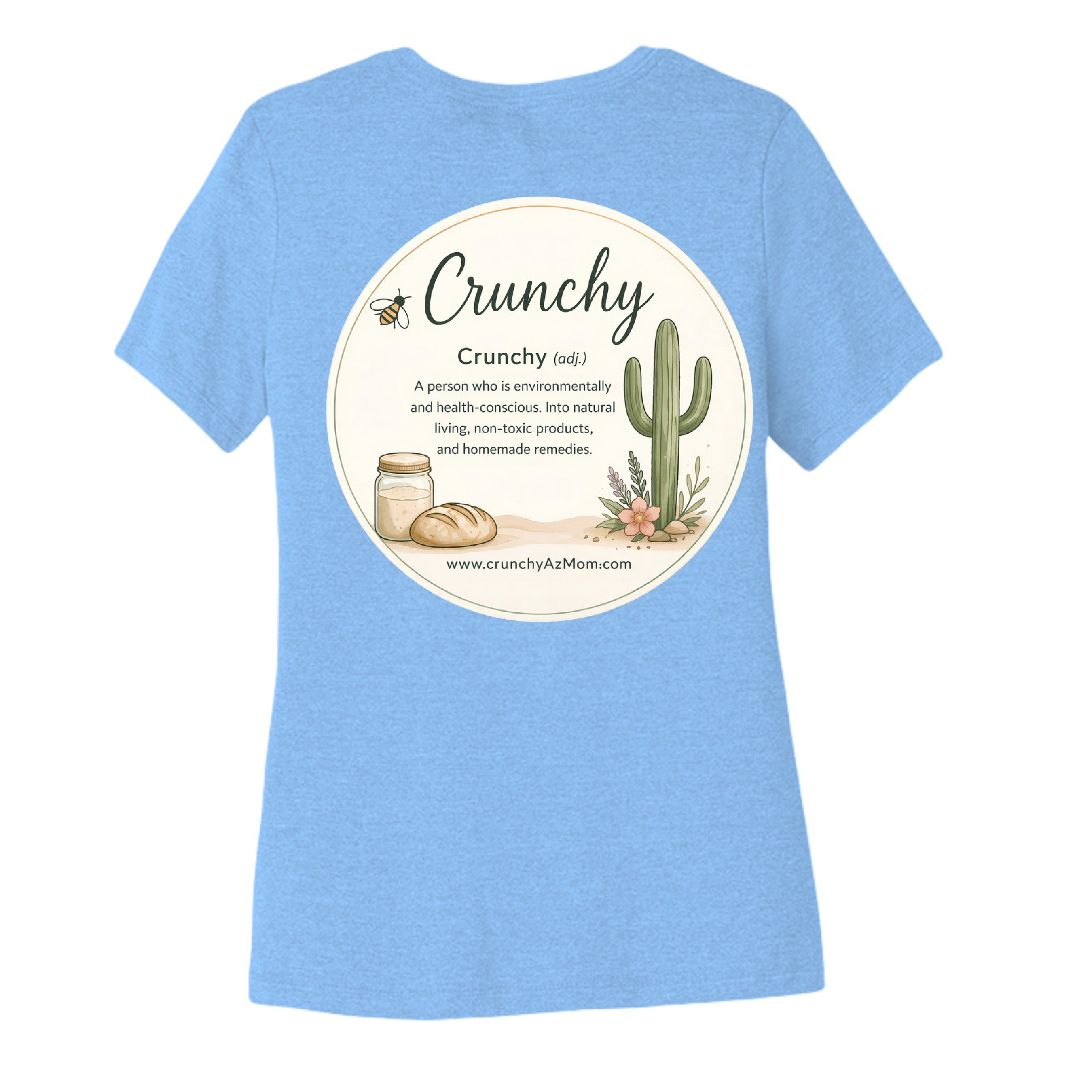 Heather Carolina Blue - 6400CVC - BACK