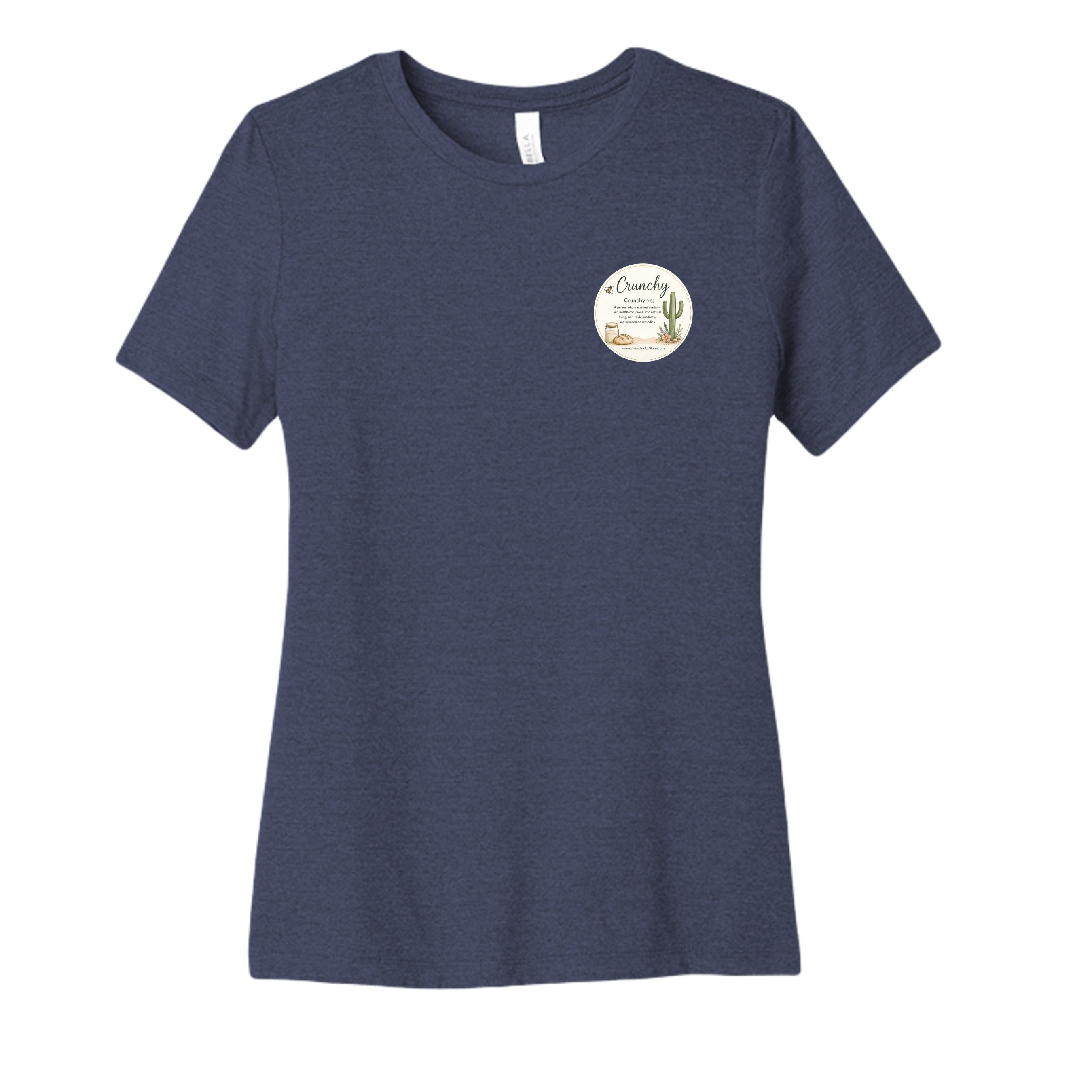 HEATHER NAVY - 6400CVC - FRONT