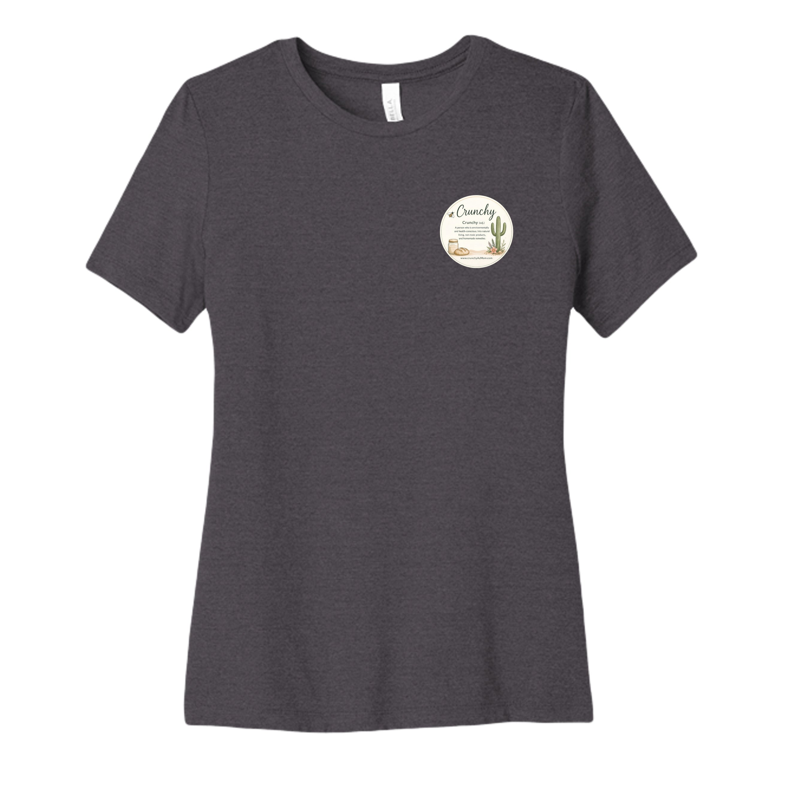DARK GREY HEATHER - 6400CVC - FRONT