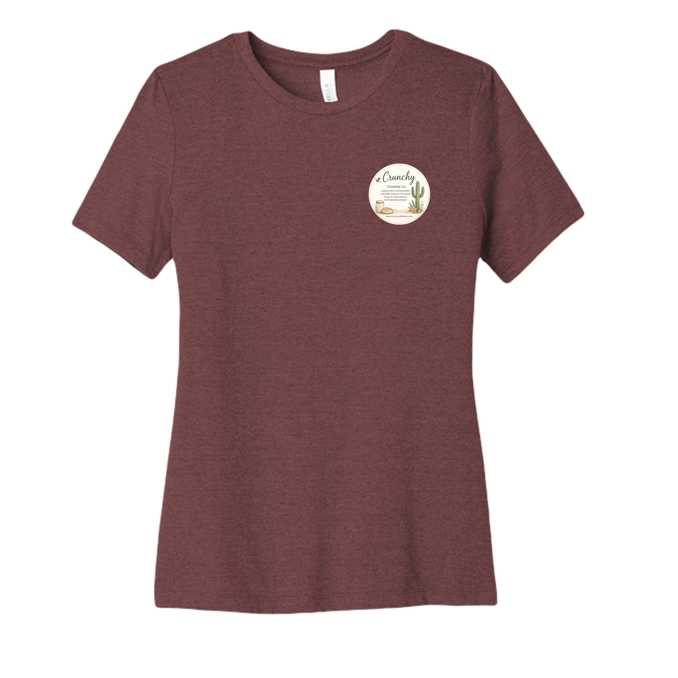 HEATHER MAROON - 6400CVC - FRONT