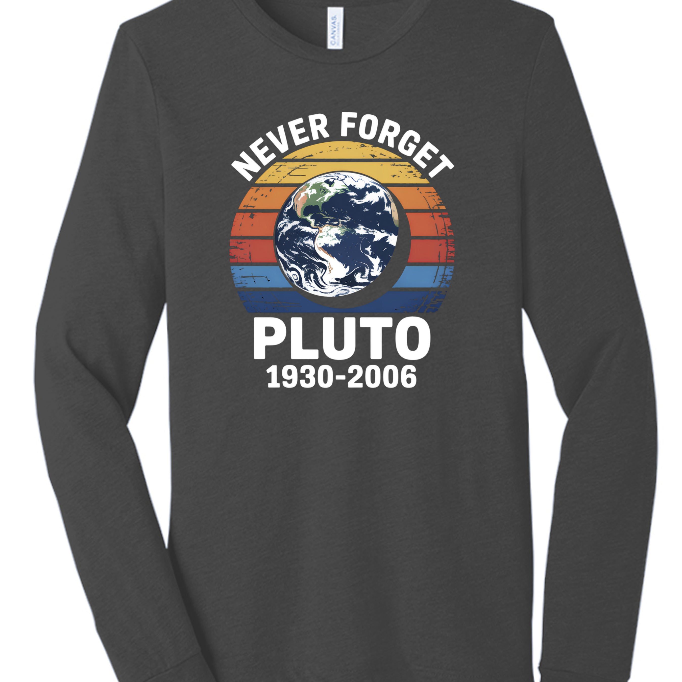 Charcoal Black Triblend - 3513 - FRONT