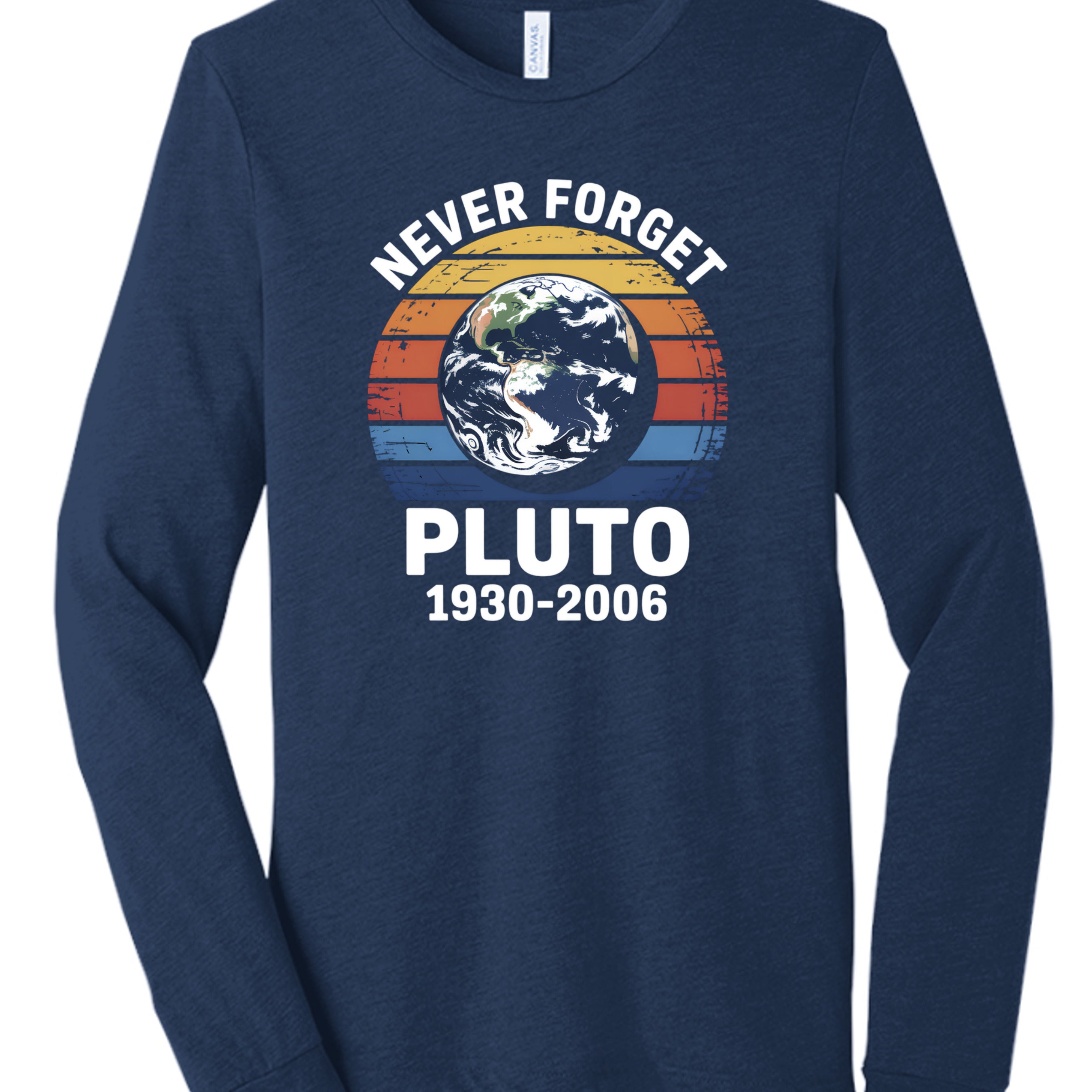 Solid Navy Triblend - 3513 - FRONT